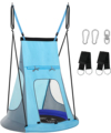 Kids Hanging Tree Swing with Tent for Indoor Outdoor Use1
