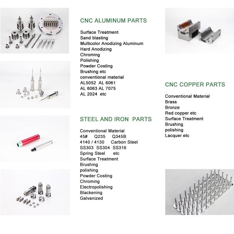 Cnc Milling Customized Metal Plastic Precision alluminio cnc construction machinery parts