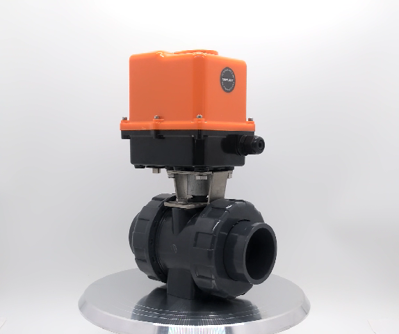 UPVC electric ball valve 24VDC 220VAC