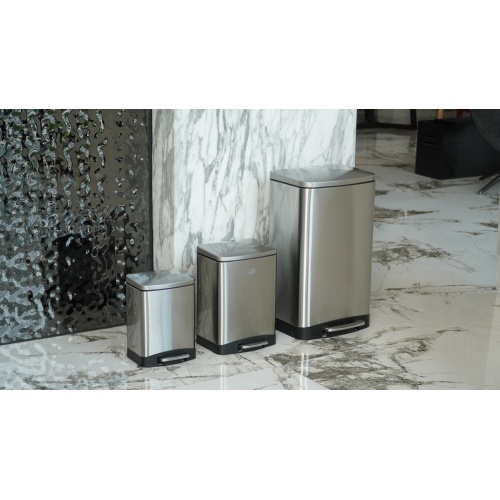 stainless steel trash can combo