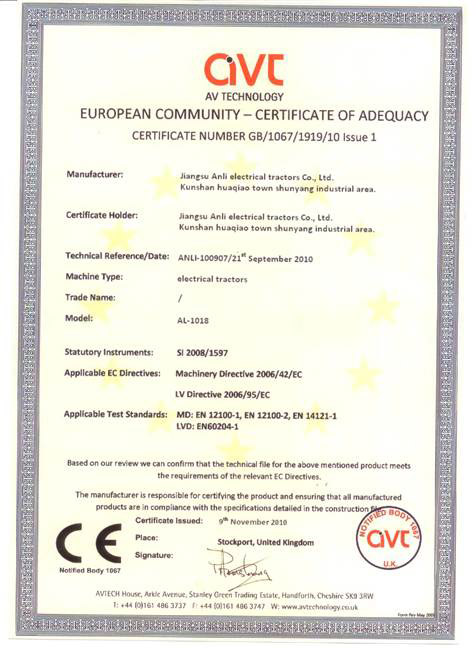 CE certification