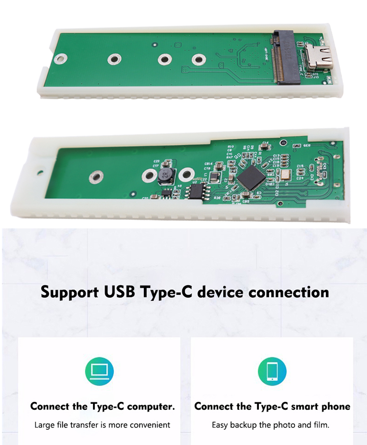 Adapter Aluminum 5 Gbps B-Key Hard Drive External