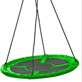 Outdoor Spinner Saucer Tree Swing Round Circular Flying Saucer w/ Rope Straps1