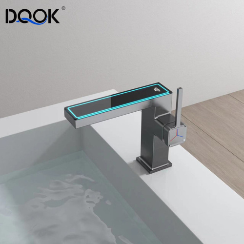 Modern digital display basin faucet