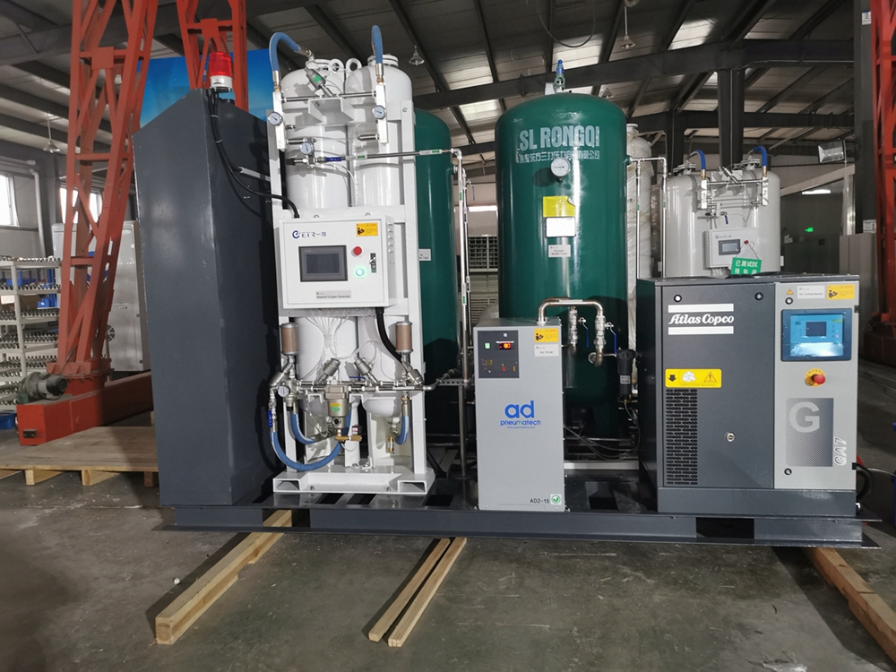 ETS-B05 5m3 per hour Skid-mounted oxygen plant