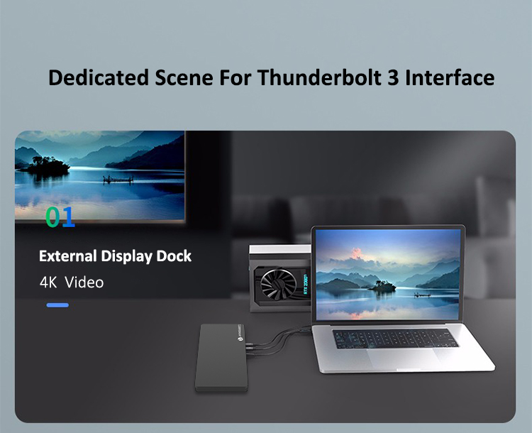 Cost-effective Thunderbolt 3 docking station