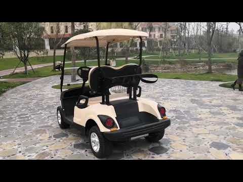 2 seats utility golf cart with rear cargo box/ golf cart with cargo bed