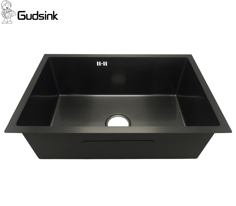 nano black singl bowl sink