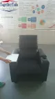 Sofa film kursi malas modern dengan dua pemegang cangkir
