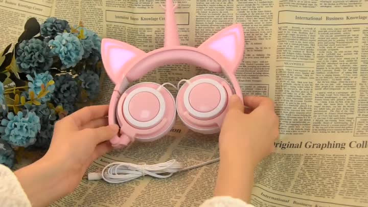 fones de ouvido rosa unicor 40s.mp4