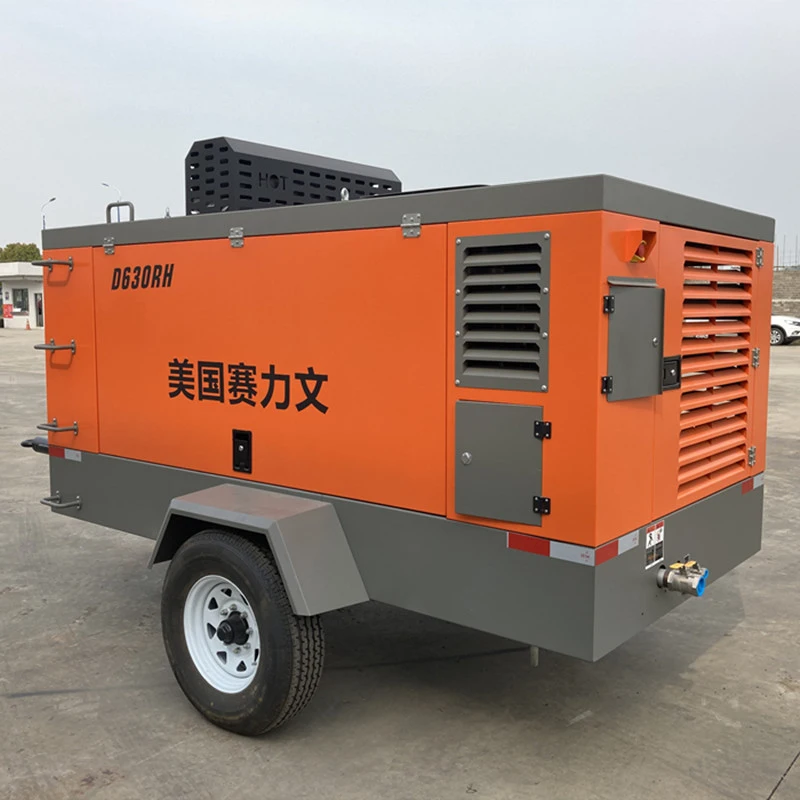 Diesel Engine Driven Portable Screw Air Compressor