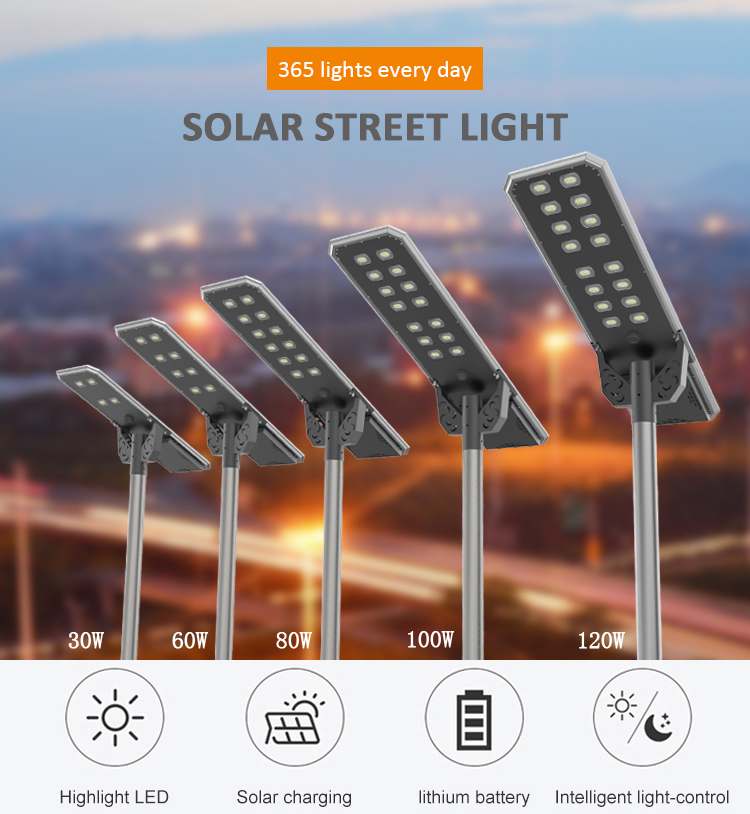 High Waterproof Solar Street Light