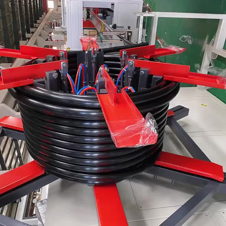 3 reels automatic winder for PE pipe 