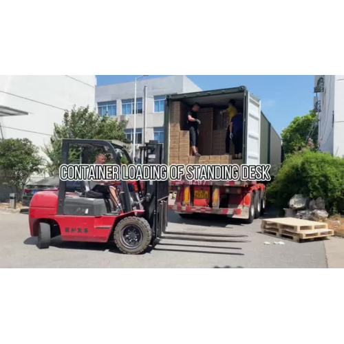 Container Loading of Standing Desk