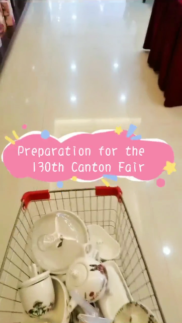 Préparation de la 130e Foire de Canton