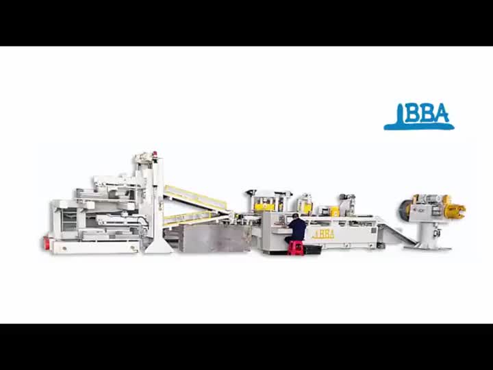 Euro-Asia BBA CTL line with Step lap and stacking systme HJ-400-4.mp4