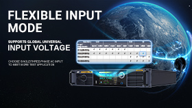 Wide range programmable DC power supply