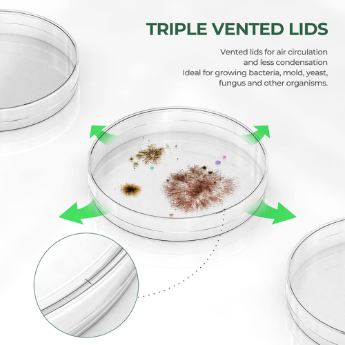 使い捨てのプラスチックペトリ皿の利点は何ですか？