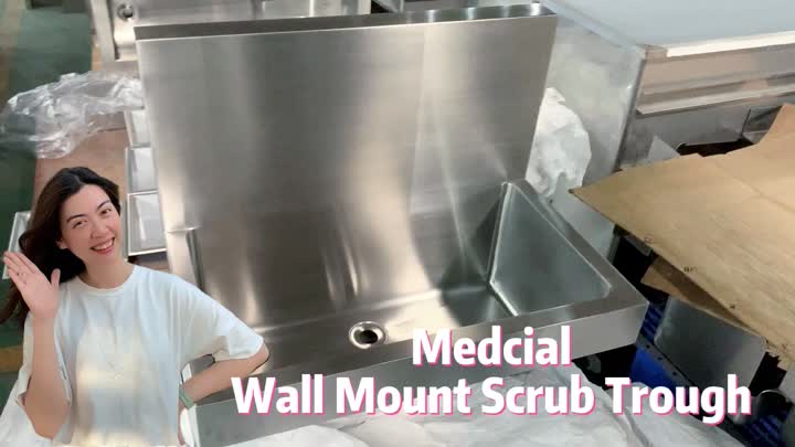 Wastafel scrub dudukan dinding