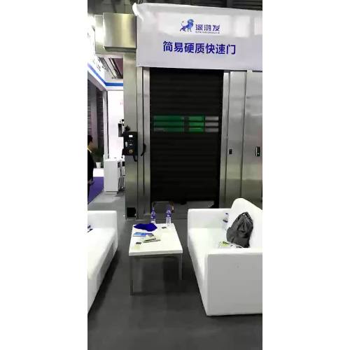 Aluminum high speed door