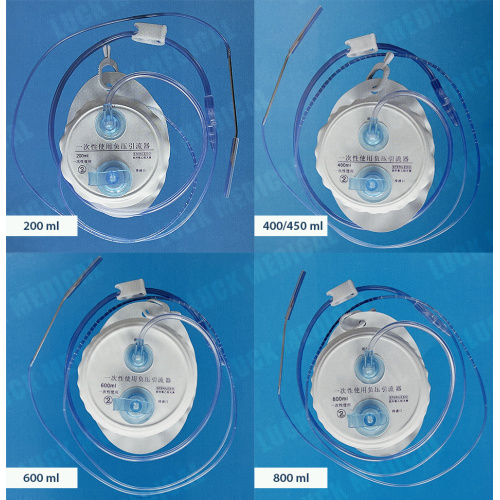 Disposable Wound Drainage System 450ml 600ml 800ml