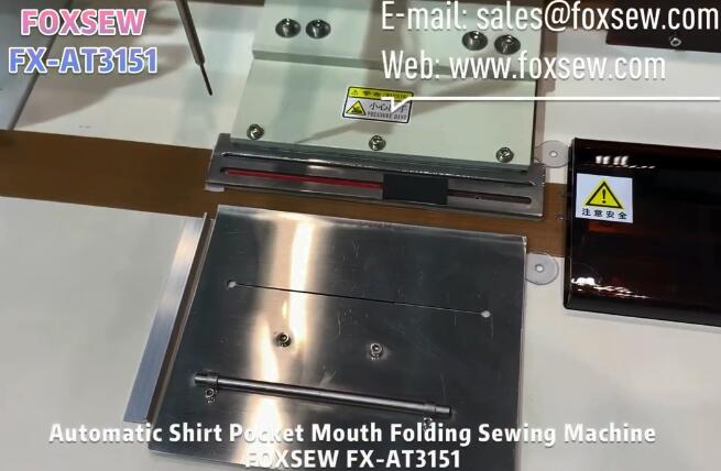 Automatic Shirts Pocket Mouth Folding Sewing Machine