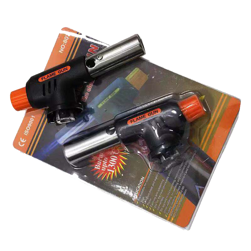 portable welding flame gun blow gas torch fire butane gun