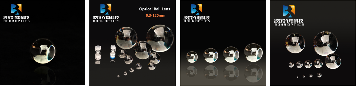 RTS 0.3-3mm K9 유리 렌즈 볼 공장 가격 광학 유리 공 렌즈