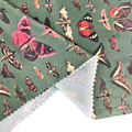 Manufacture Custom Flower Printing Satin Vintage Fleur Satin Fabric Textile1