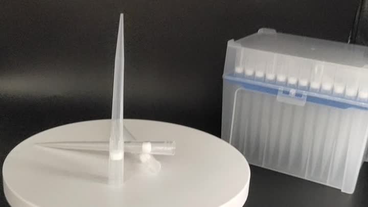 Tips de pipette 1250UL, filtre, stérile et transparent