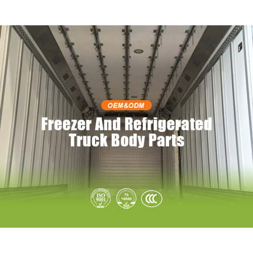 Freezer dan bagian tubuh truk refreigerated