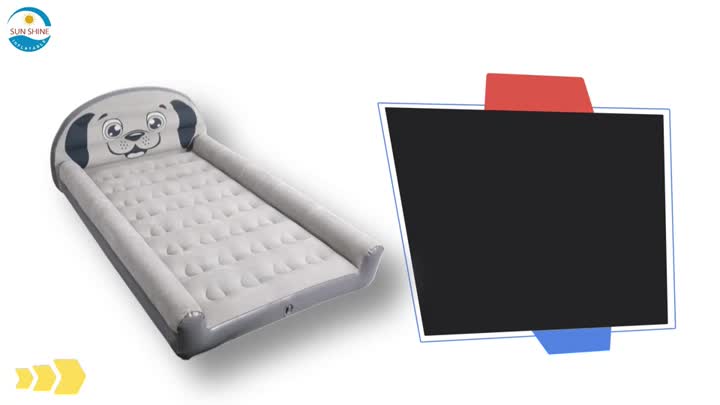 Bonito Home Use Kids Size Inflável Air Bed_Video