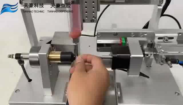 Thread coating machine with Touch screen  for screw,bolt,connector1