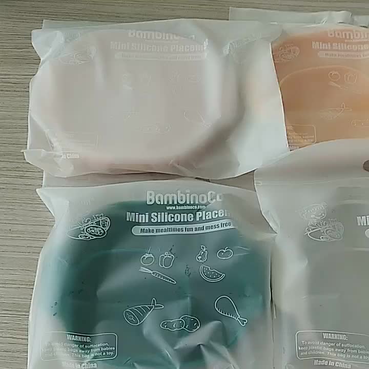 silicone one piece feeding plates.mp4