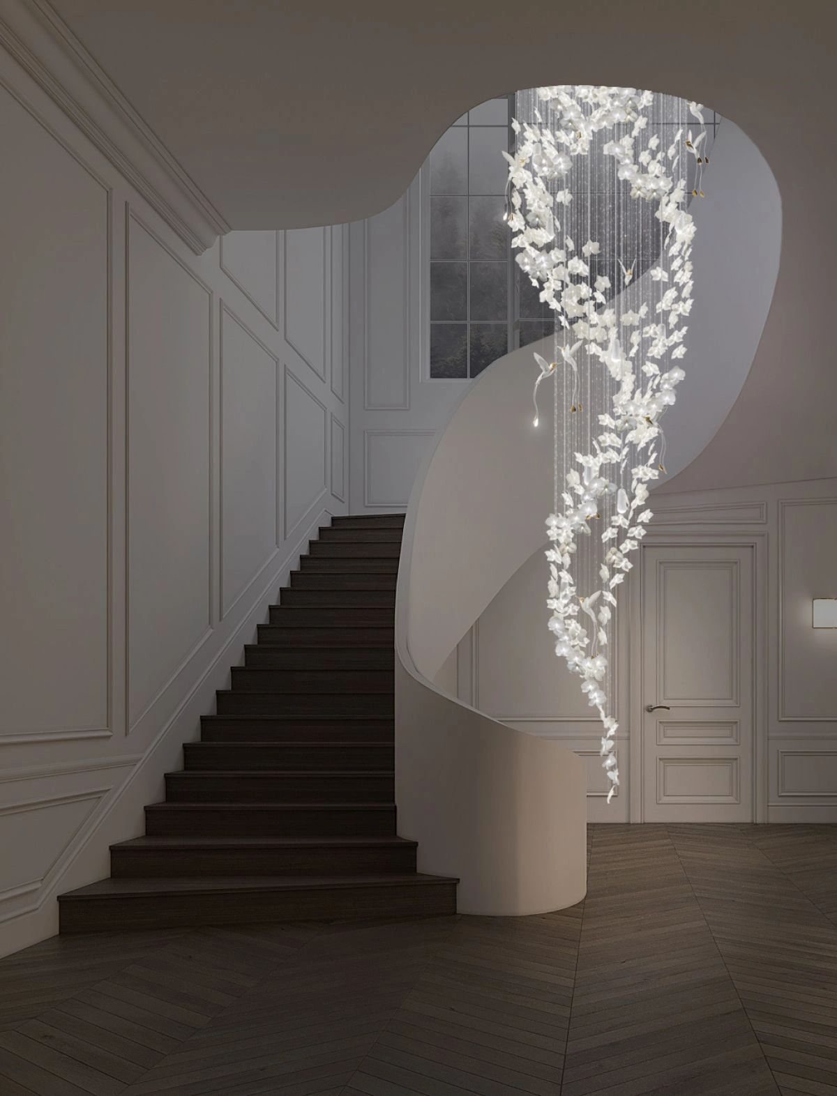 Chandelier LED de plafond 2.25