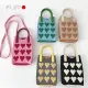 Mini Polyester Love Mini Phone Bag