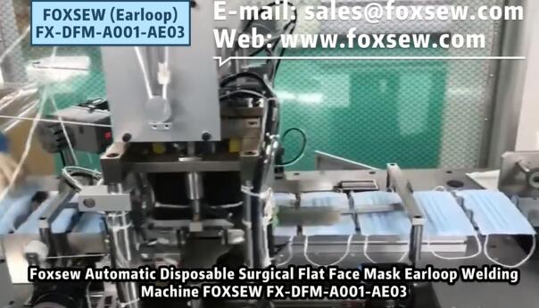 Automatic Flat Face Mask Earloop Welding Machine