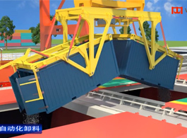 Bulk Material Container Tipping Spreader