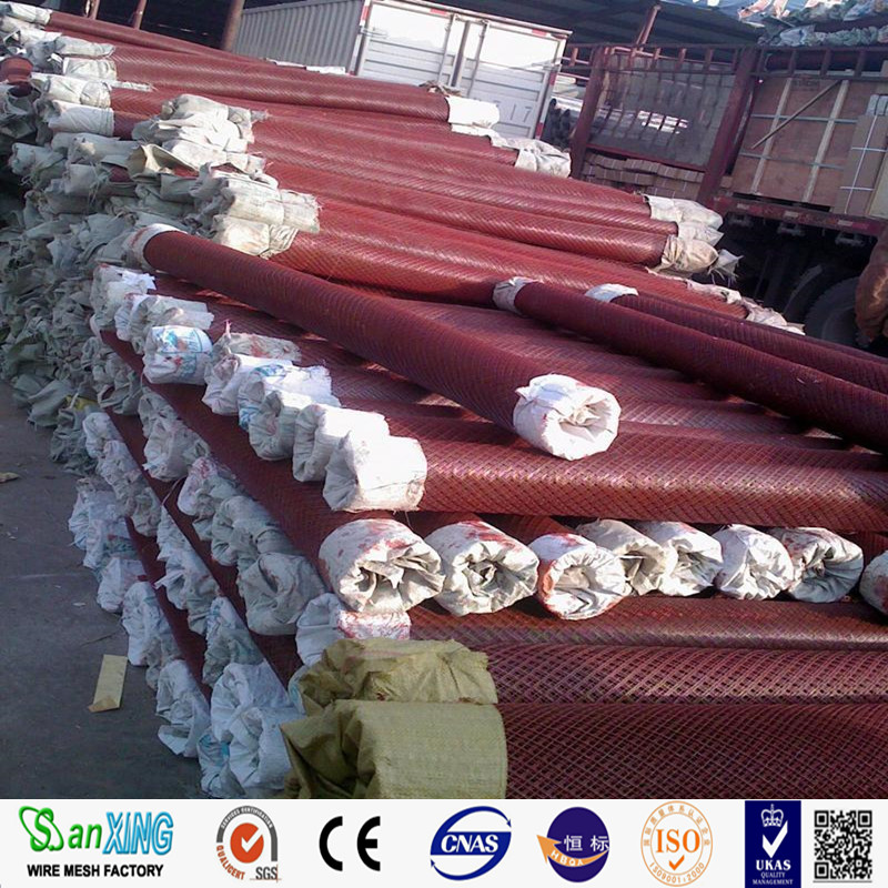 2022//sanxing// Anping factory Hot Sales Expanded Metal Mesh Diamond Mesh Steel Plate Perforated For Fence