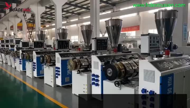 UPVC PVC Double Screw Extruder