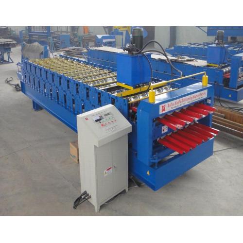 roof panel double layer roll forming machine