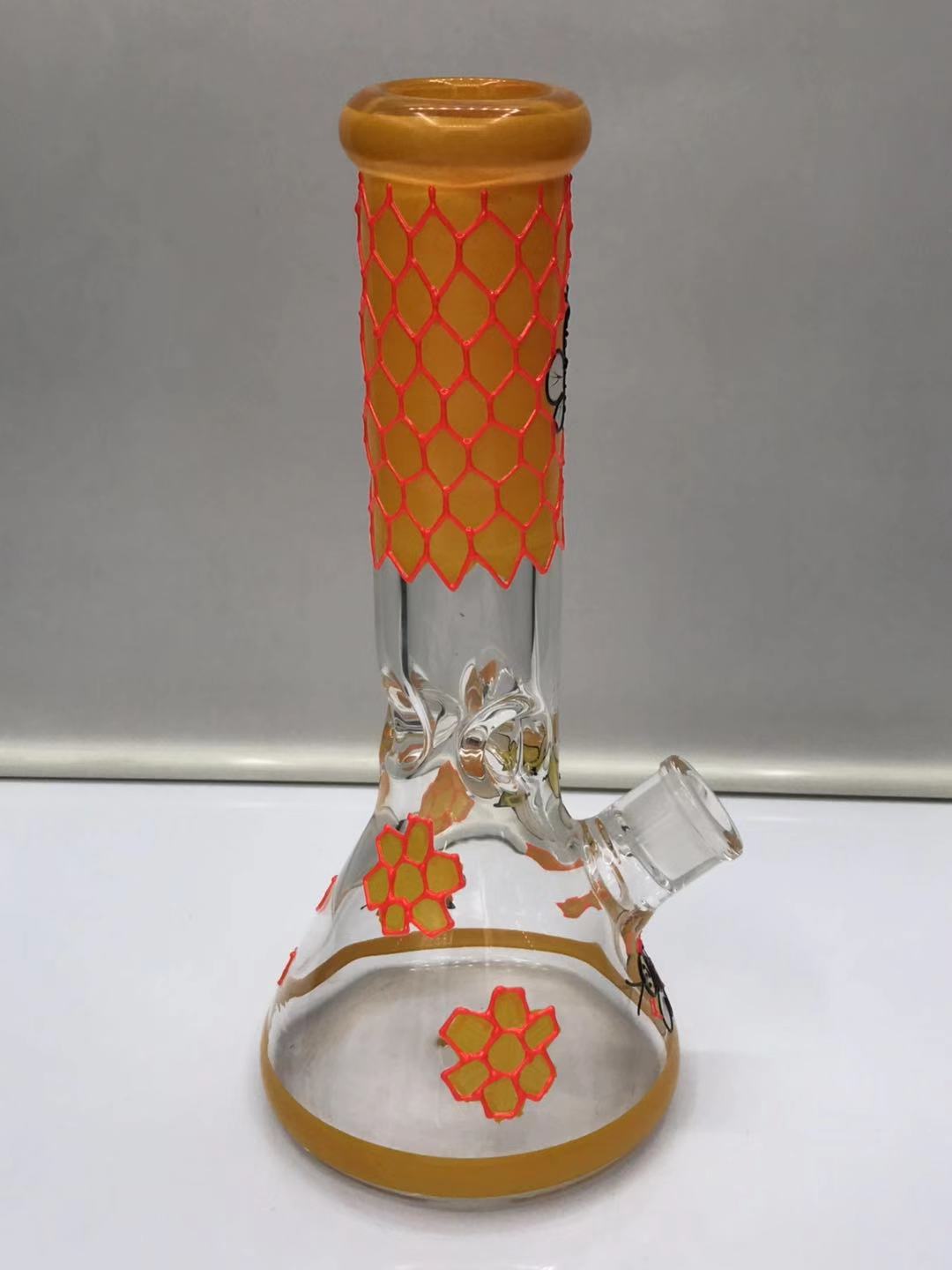 Orange beaker bottom pipe