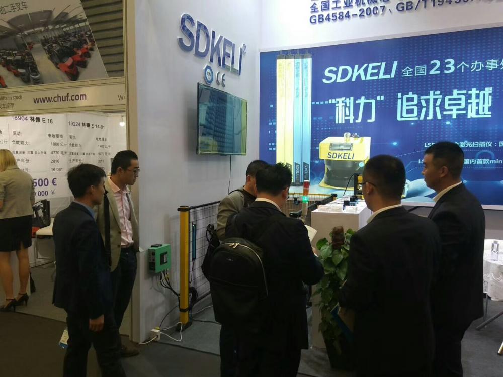 cemat asia 2017 SDKELI agv lidar sensor navigation