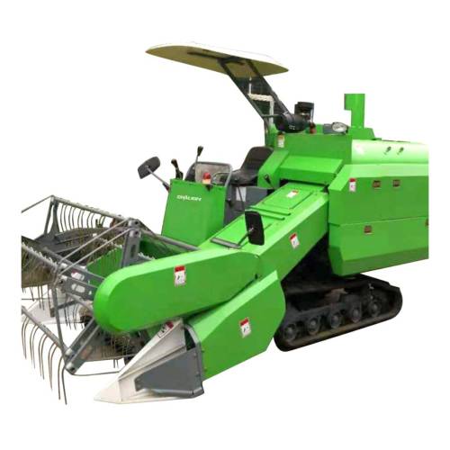 High Efficiency 4LZ-2.2 Small Crawler Combine Harvester