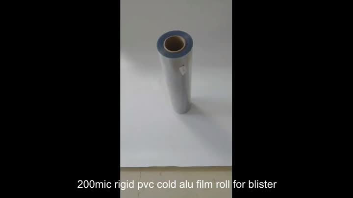 rígido rígido PVC Cold Alu Film Roll para Blister