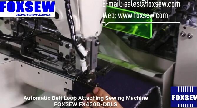 Automatic Beltloop Attaching Sewing Machine