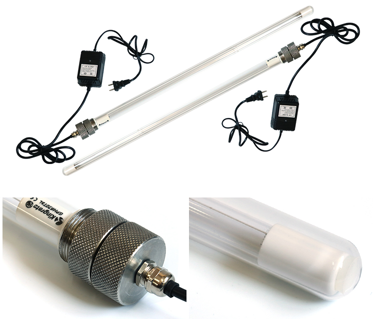 Submersible UVC Germicidal Lamps