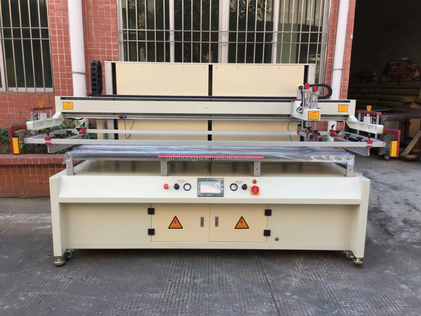Máquina de impresión de impresora de pantalla de gran tamaño Large size screen printer printing machine
