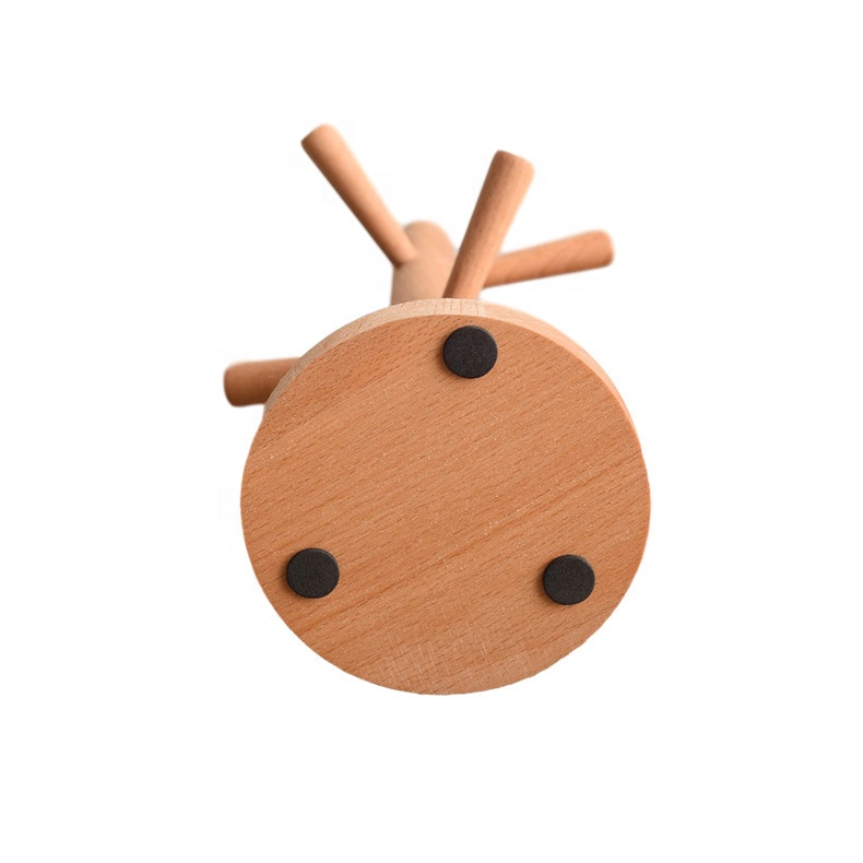Support de tasse de support en bois Wood Stand Hanger Cup Rack
