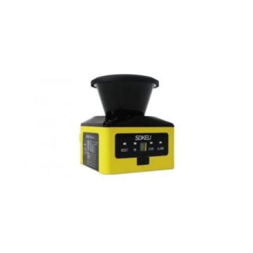 Small safety laser scanner